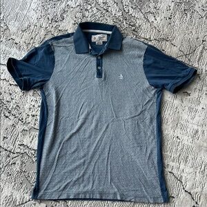 Original Penguin Blue and White Polo Shirt